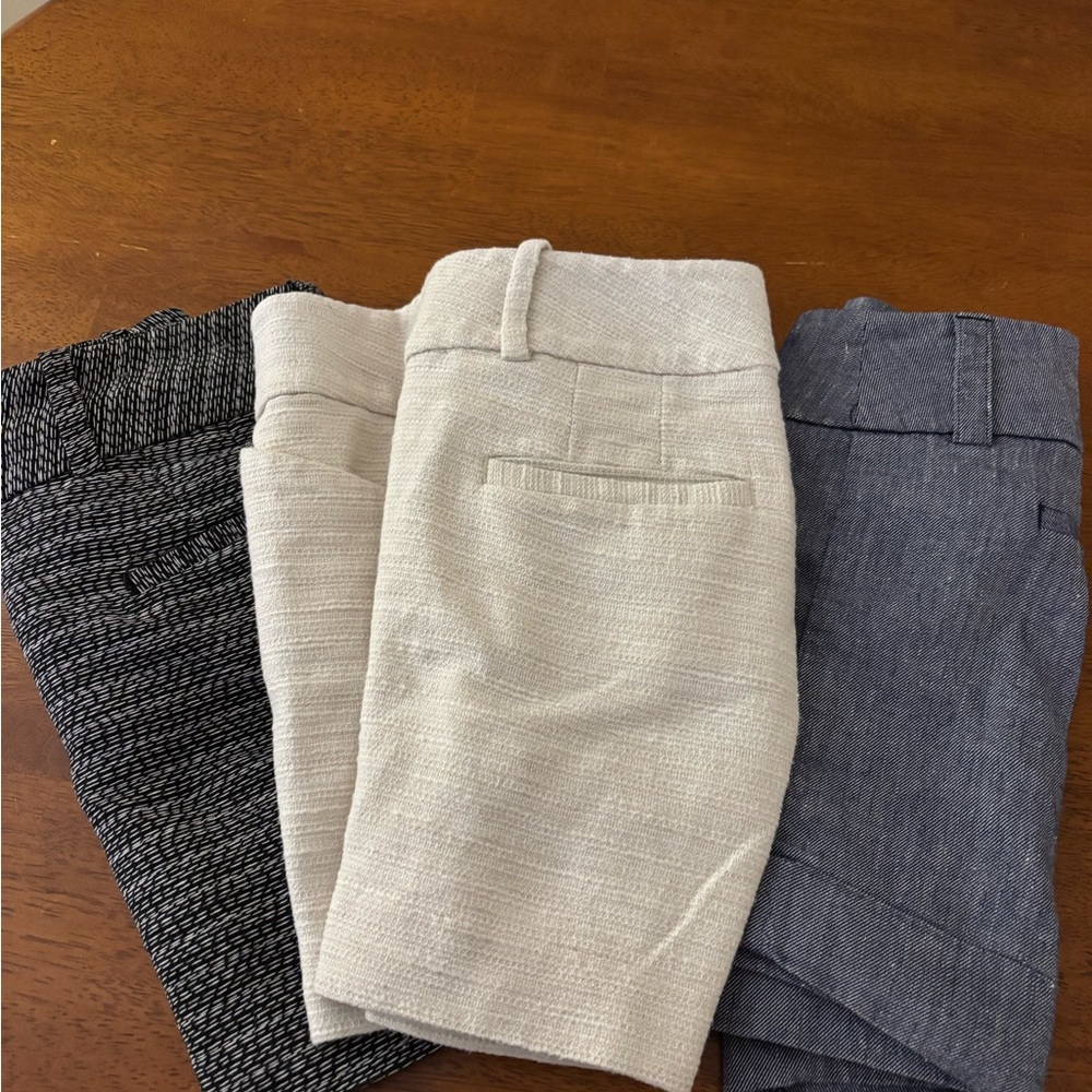 Women’s Shorts- black, cream and blue